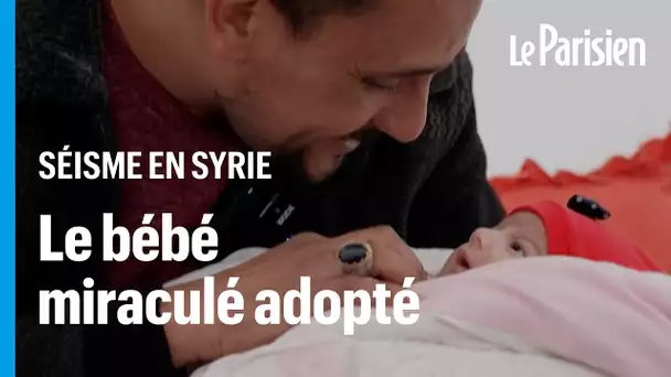 Afraa, la petite Syrienne née sous les décombres du séisme, adoptée par des proches