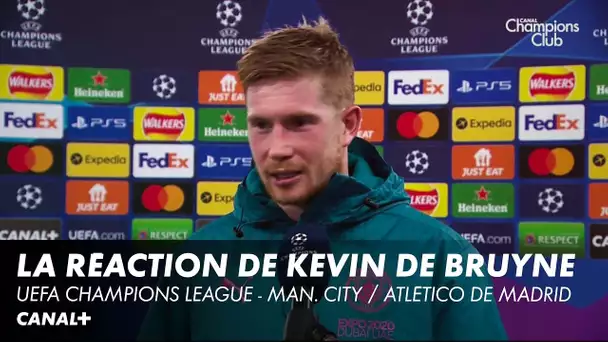 La réaction de Kevin De Bruyne après Manchester City / Atlético de Madrid - UEFA Champions League