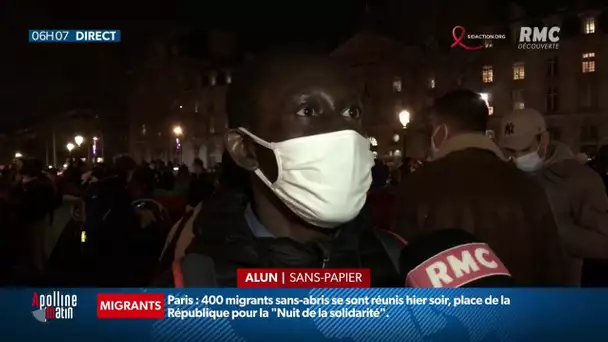Des centaines de migrants installés place de la République à Paris ont été évacués dans le calme