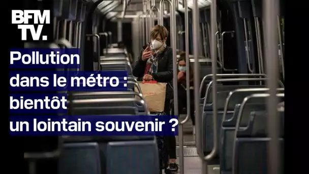 Transports en commun: le métro sera-t-il un jour un espace sans pollution?