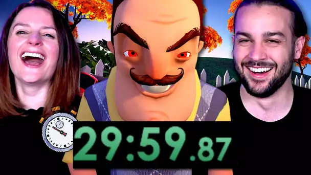 ON TENTE LE SPEEDRUN SUR HELLO NEIGHBOR !