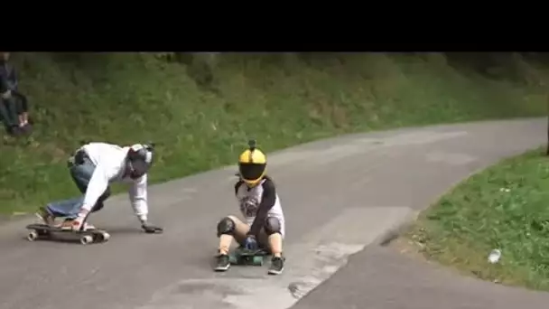 Le longboard prend le contrôle des routes des Alpes