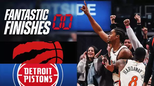 Final 4:22 BUZZER BEATER ENDING Raptors at Pistons 🚨👀 | November 25, 2024