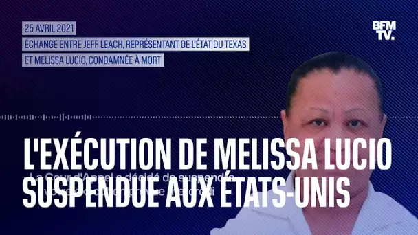 L'exécution de Melissa Lucio, condamnée à mort il y a 15 ans, suspendue par la justice américaine