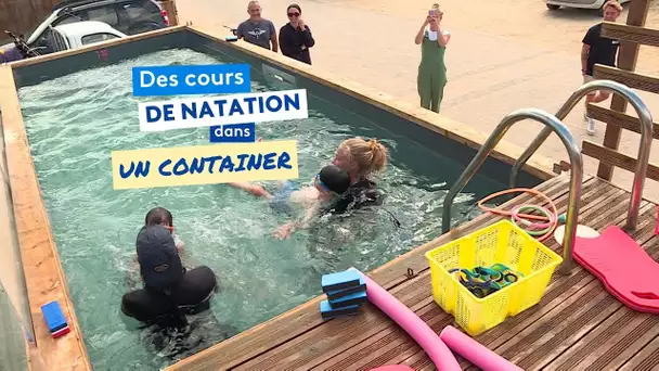 🏊   Apprendre à nager dans un container
