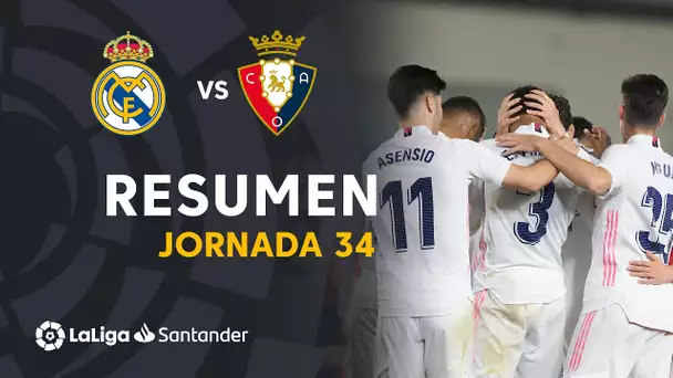 Resumen de Real Madrid vs CA Osasuna (2-0)