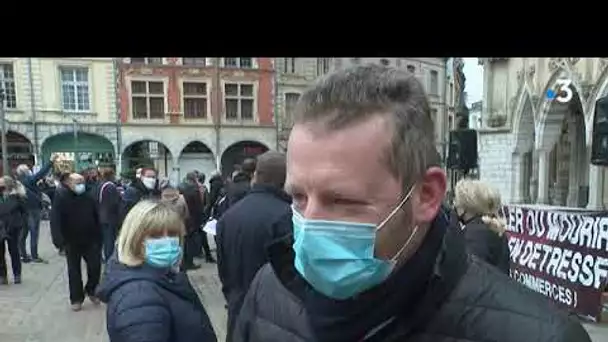 "On existe et on résiste" : la manifestation des commerçants à Arras