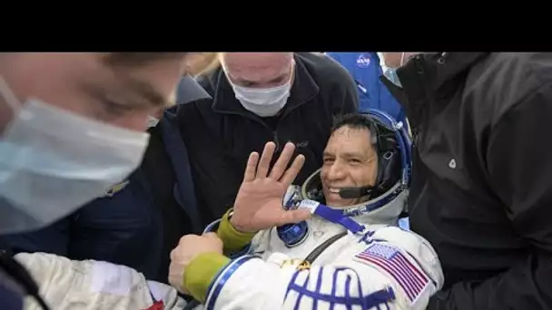 Retour sur Terre d'un Américain et deux Russes après des séjours record sur l'ISS