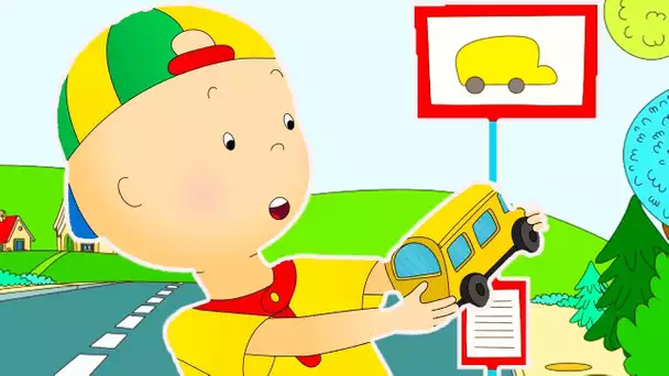 Caillou en Français | Caillou Attend le Bus Scolaire | dessin animé | dessin animé pour bébé