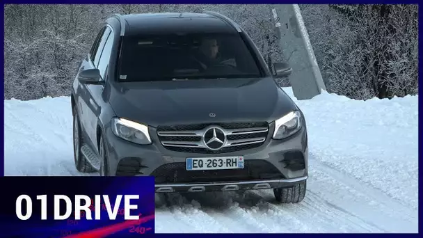 Descendre une piste de ski enneigée en SUV Mercedes… on l’a fait !