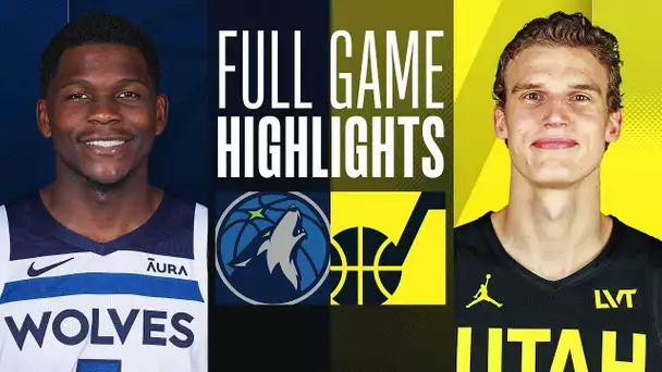 TIMBERWOLVES at JAZZ | FULL GAME HIGHLIGHTS | March 18, 2024