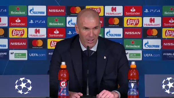 La réaction de Zidane après la défaite du Real Madrid