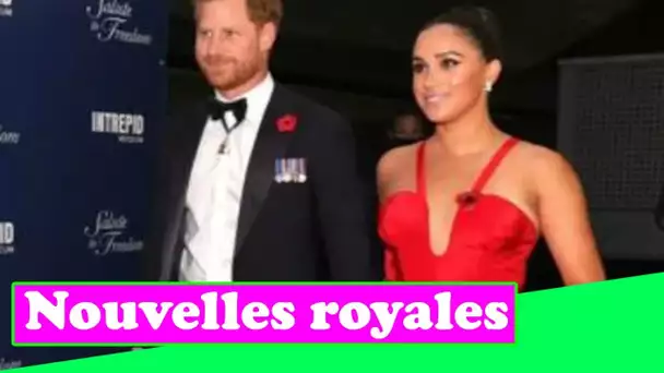 Des fans «absolument époustouflants» se jettent sur la robe de Meghan au musée Intrepid pour honorer