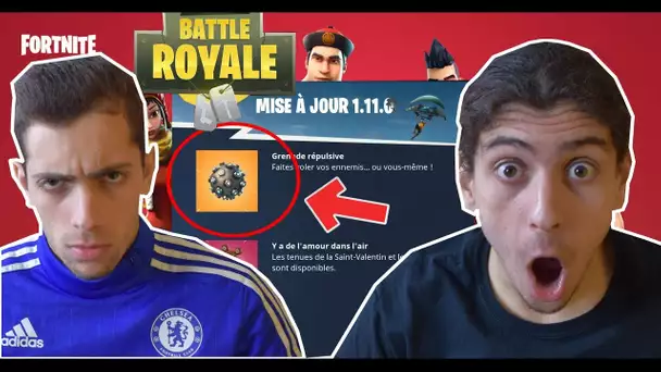 JE VOLE AVEC LA NOUVELLE GRENADE SUR FORTNITE BATTLE ROYALE !