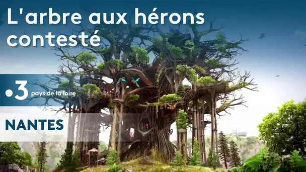 Nantes : l'arbre aux hérons repoussé