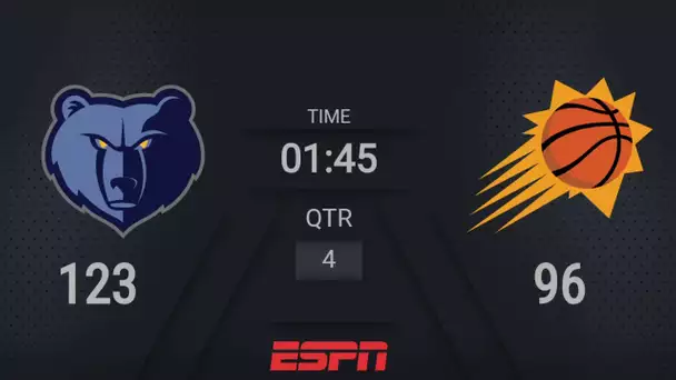 Grizzlies @ Suns| NBA on ESPN Live Scoreboard |