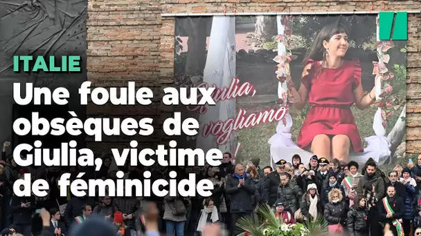 En Italie, une foule aux obsèques de Giulia Cecchettin, victime de féminicide