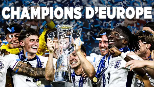 L'ANGLETERRE U21 soulève son TROPHÉE de double CHAMPION D'EUROPE !