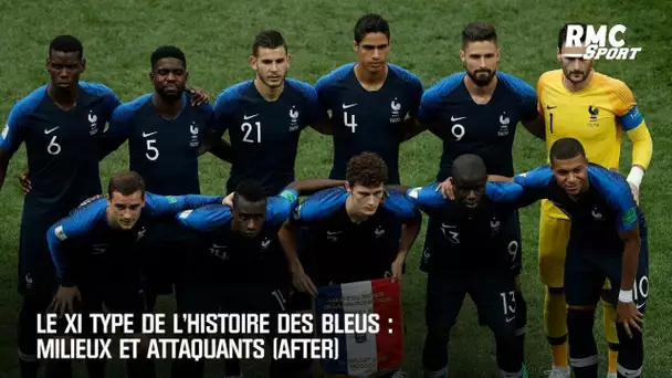 Le XI type de l'histoire des Bleus : milieux et attaquants (After)