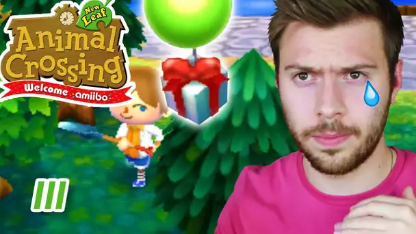 J&#039;AI RATÉ UN CADEAU 🎁😰 - ANIMAL CROSSING NEW LEAF #3