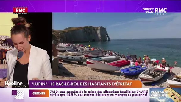 A Etretat, les habitants n'en peuvent plus des touristes fans de la série Lupin