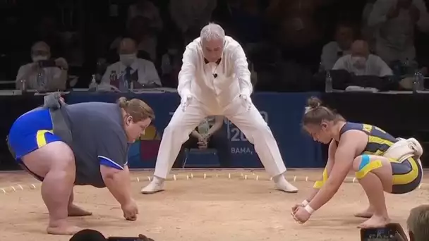 Une petite finale de sumo très... déséquilibrée - World Games