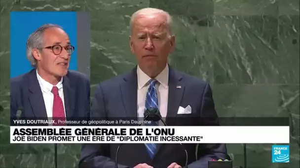 Biden promet une ère de "diplomatie incessante", lors de son discours à l'Onu • FRANCE 24