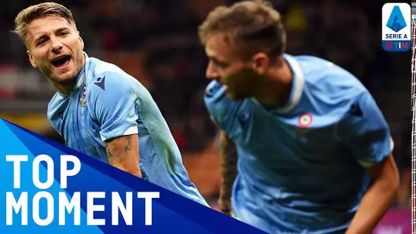 Ciro Immobile scores his 100th goal for Lazio | Milan 1-2 Lazio | Top Moment | Serie A