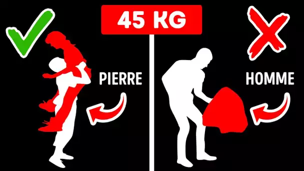 Pourquoi tu Peux Soulever une Personne de 50 kg Mais Pas une Pierre de 50 kg ?