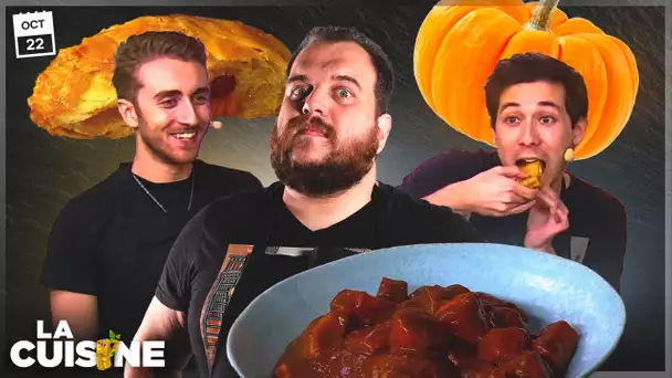 CURRY À LA CITROUILLE avec LOUIS SAN ET SORA | LA CUISNE SPECIAL HALLOWEEN #03