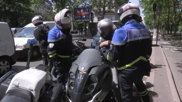 Police : contrôle routier, les motards sont visés.