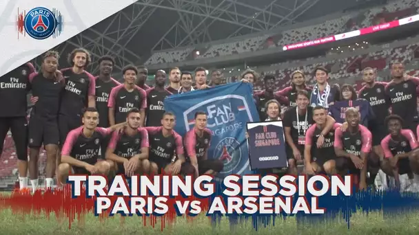 TRAINING SESSION - PARIS vs ARSENAL