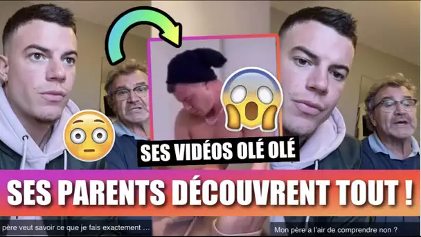 LES PARENTS D'ADRIEN LAURENT DÉCOUVRENT LE GENRE DE VIDÉOS "OLÉ OLÉ" QUE FAIT LEUR FILS ! 😱