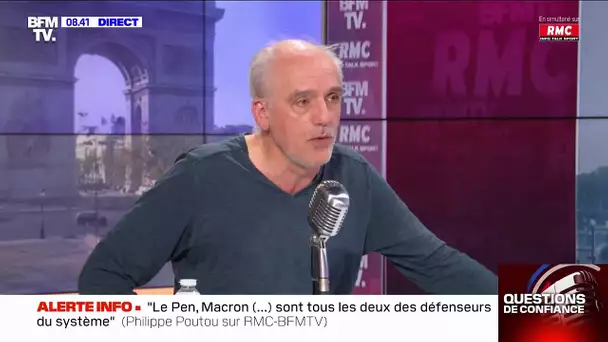 Philippe Poutou: "Si je finis devant Hidalgo, ce sera le petit plaisir de l'élection"