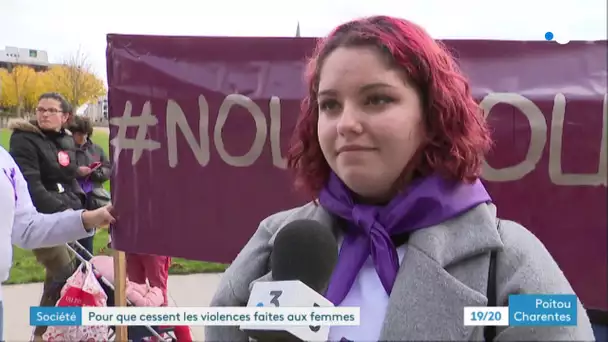 Niort : manifestation contre les violences faites aux femmes