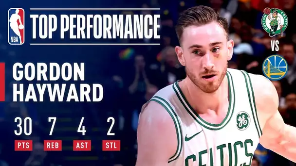 Gordon Hayward Goes For 30 POINTS On 12/16 Shooting Vs. Warriors | March 5, 2019