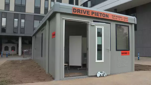 Saint-Nazaire : un  nouveau drive piéton pour des tests PCR