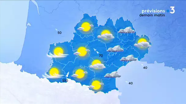 Météo de ce lundi : des nuages actifs (pluie ou orages) sur l'Occitanie