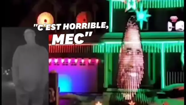 Ses décorations de Noël ont rendu fou sont voisin (et on le comprend)