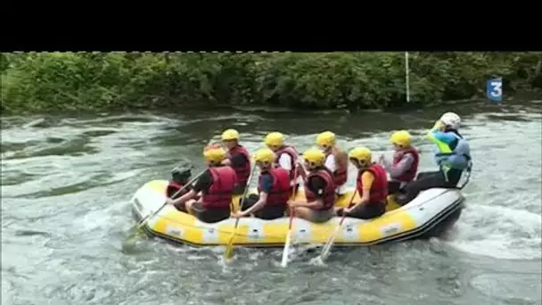 Du rafting à Picquigny sur la vieille Somme