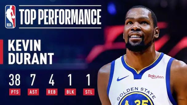 Kevin Durant ERUPTS For 38 Points in 3 Quarters! | April 18, 2019