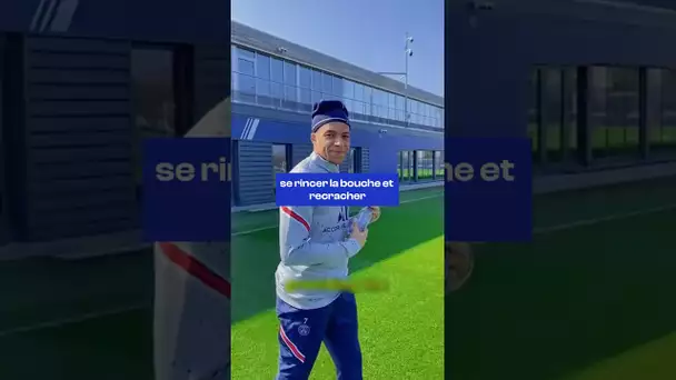 Les footballeurs ont l’habitude de recracher de l’eau, mais pourquoi ? 🤔 #football #mbappé #madrid