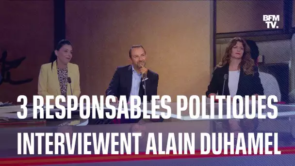 3 responsables politiques interrogent Alain Duhamel à l'occasion de la sortie de son nouveau livre