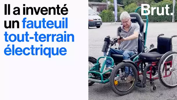 Paraplégique, il a inventé un fauteuil tout-terrain électrique