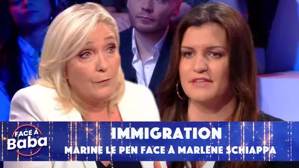 Marine Le Pen face à Marlène Schiappa à propos de l'immigration