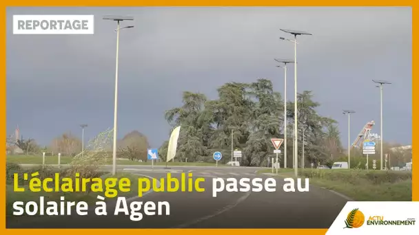 L'éclairage public passe au solaire à Agen