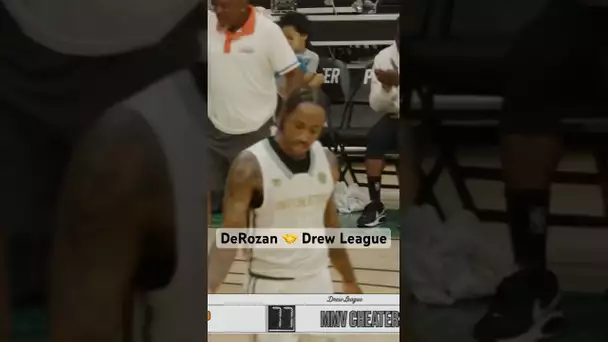 DeMar DeRozan pulled up to the Drew League & dropped 33 PTS 🔥 | #Shorts