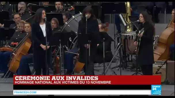 Hommage national : 'Quand on a que l&#039;amour' de Brel par Camelia Jordana,  Yaël Naïm et Nolwenn Leroy