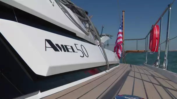 Grand Pavois 2021 : premiers essais pour les nouveaux propriétaires du bateau Amel