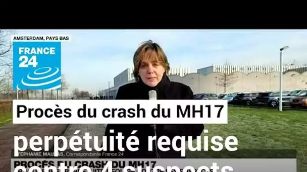 Procès du crash du MH17 : perpétuité requise contre les suspects • FRANCE 24